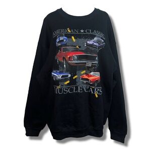 NWOT Vtg 90s-Y2K “American Classic Muscle Cars” Sweatshirt